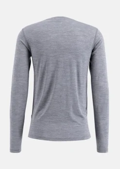Lundhags Fulu Merino Longsleeve T-Shirt Grey melange