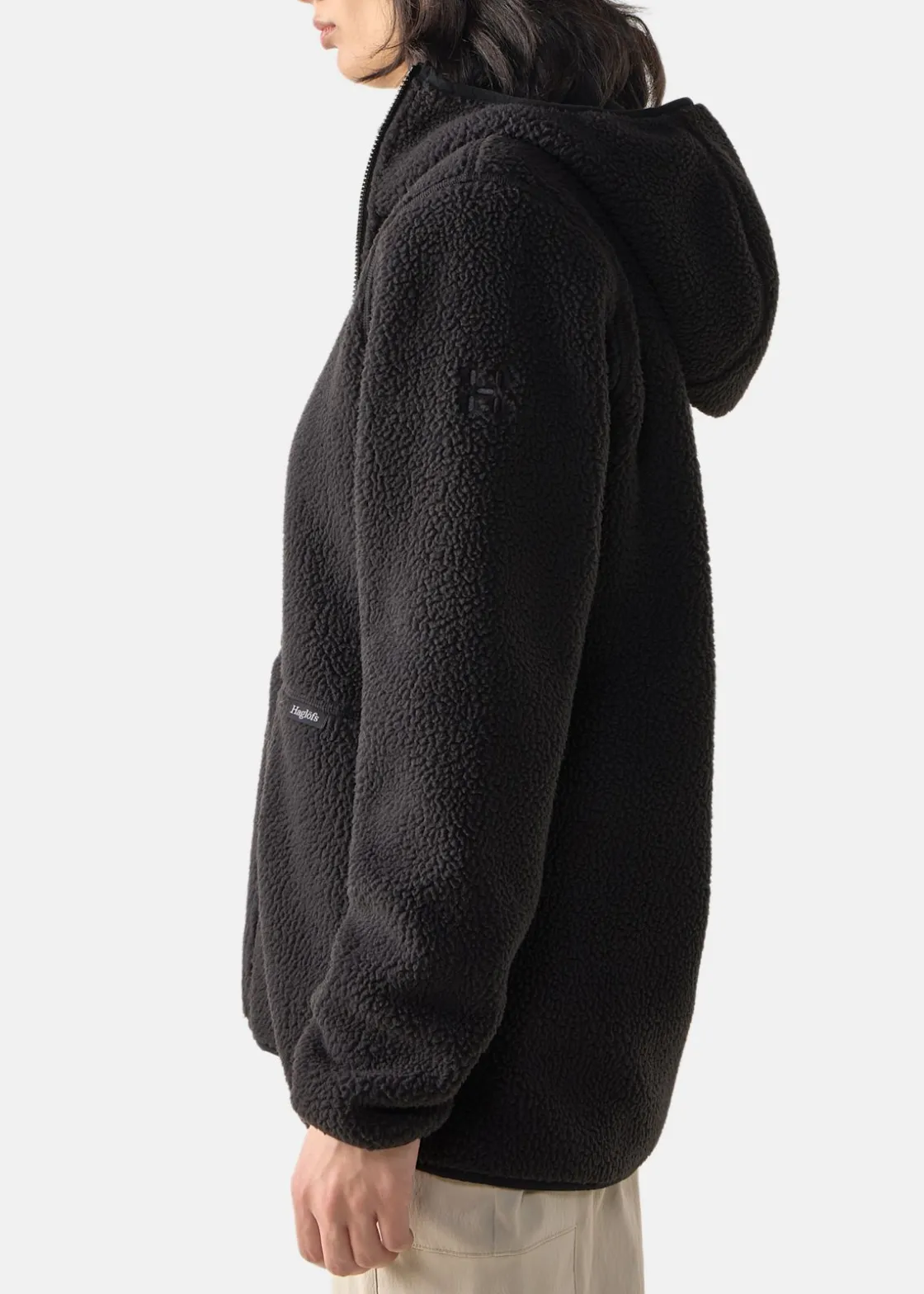 Haglöfs Funäs Pile Hood Women True Black