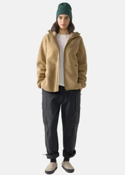 Discount Haglöfs Funäs Pile Hood Women Oak Brown