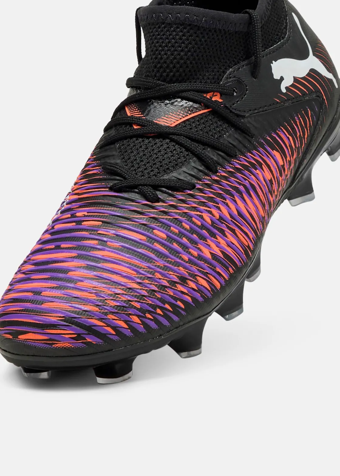 Outlet Puma FUTURE 8 MATCH FG/AG Jr PUMA Black-PUMA White-Glowing Red