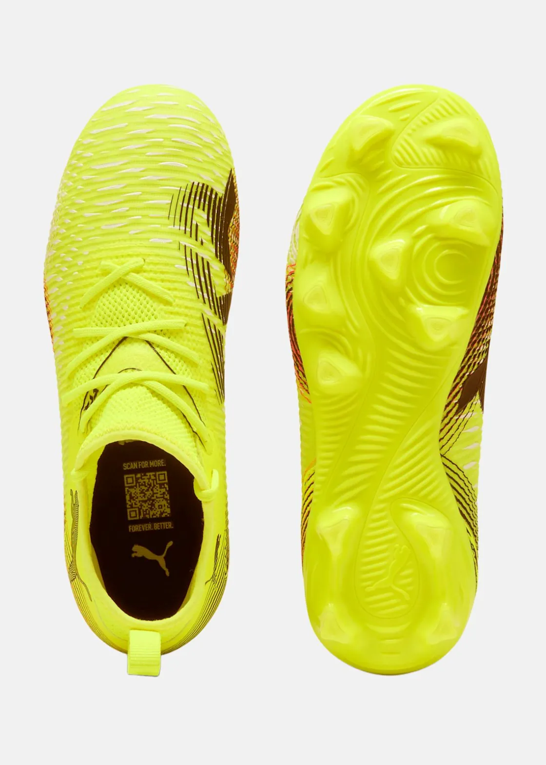 Outlet Puma FUTURE 8 MATCH FG/AG Jr Yellow Alert-PUMA Black-Sun Struck