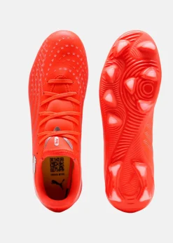 Discount Puma FUTURE 9 PLAY FG/AG Glowing Red-PUMA White-PUMA Black-PUMA Silver