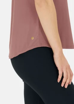 Sale Athlecia Gaina V2 W S/S Tee Rose Taupe