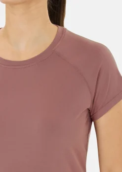 Sale Athlecia Gaina V2 W S/S Tee Rose Taupe