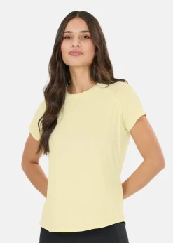 Best Athlecia Gaina V2 W S/S Tee Transparent Yellow