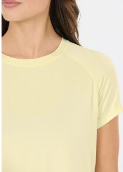Best Athlecia Gaina V2 W S/S Tee Transparent Yellow