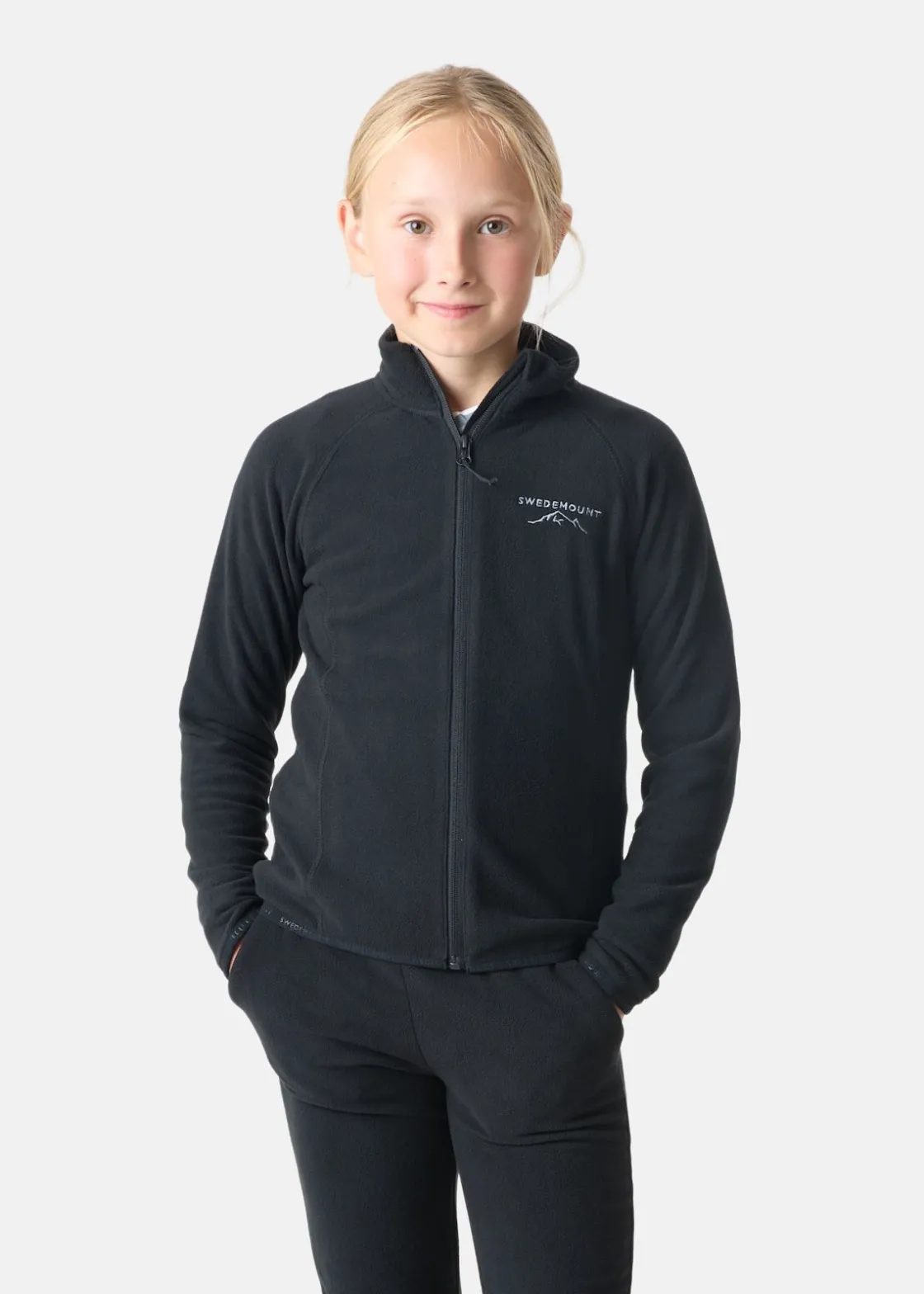Discount Swedemount Geilo Fleece Fullzip II JR Black