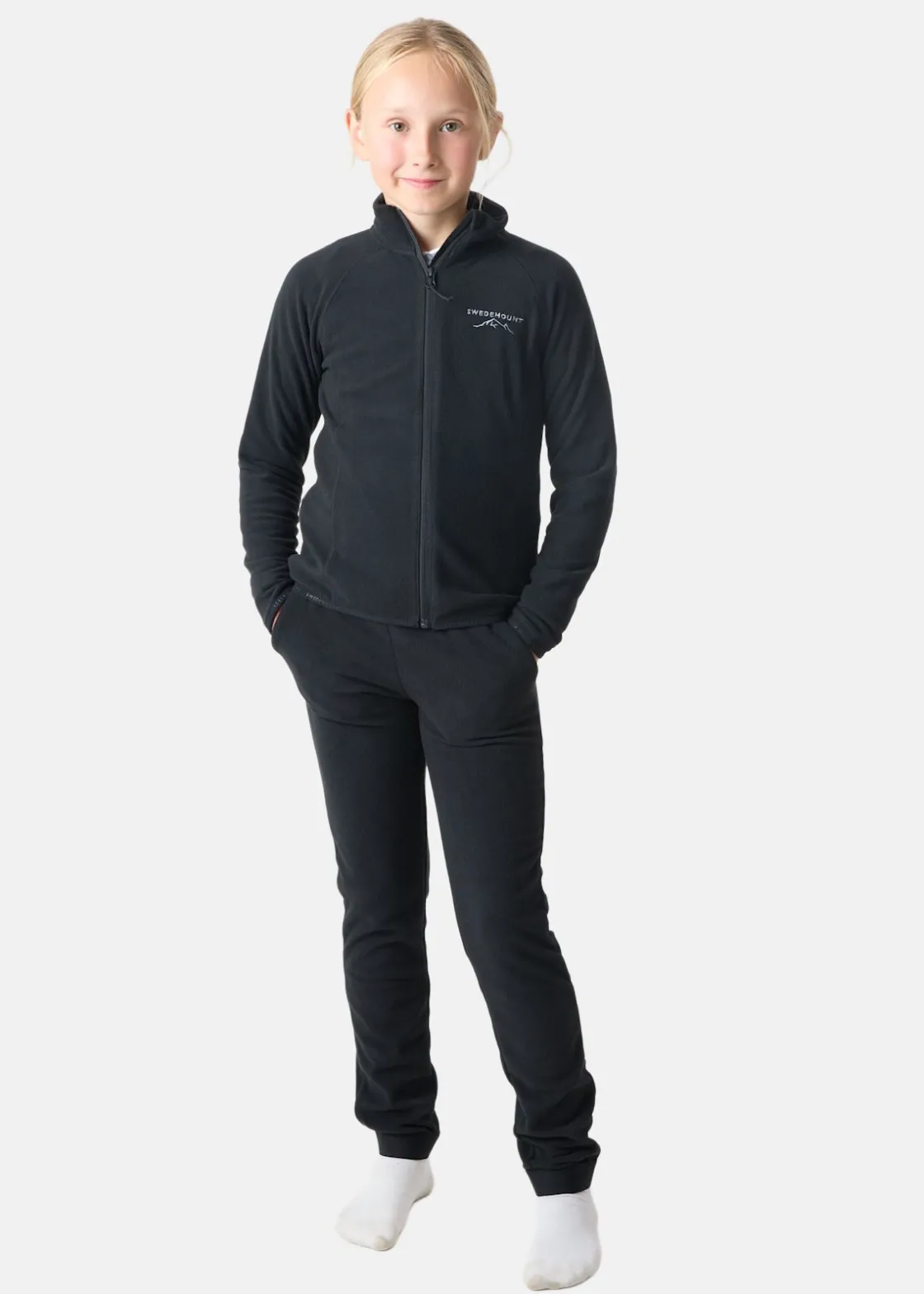 Discount Swedemount Geilo Fleece Fullzip II JR Black