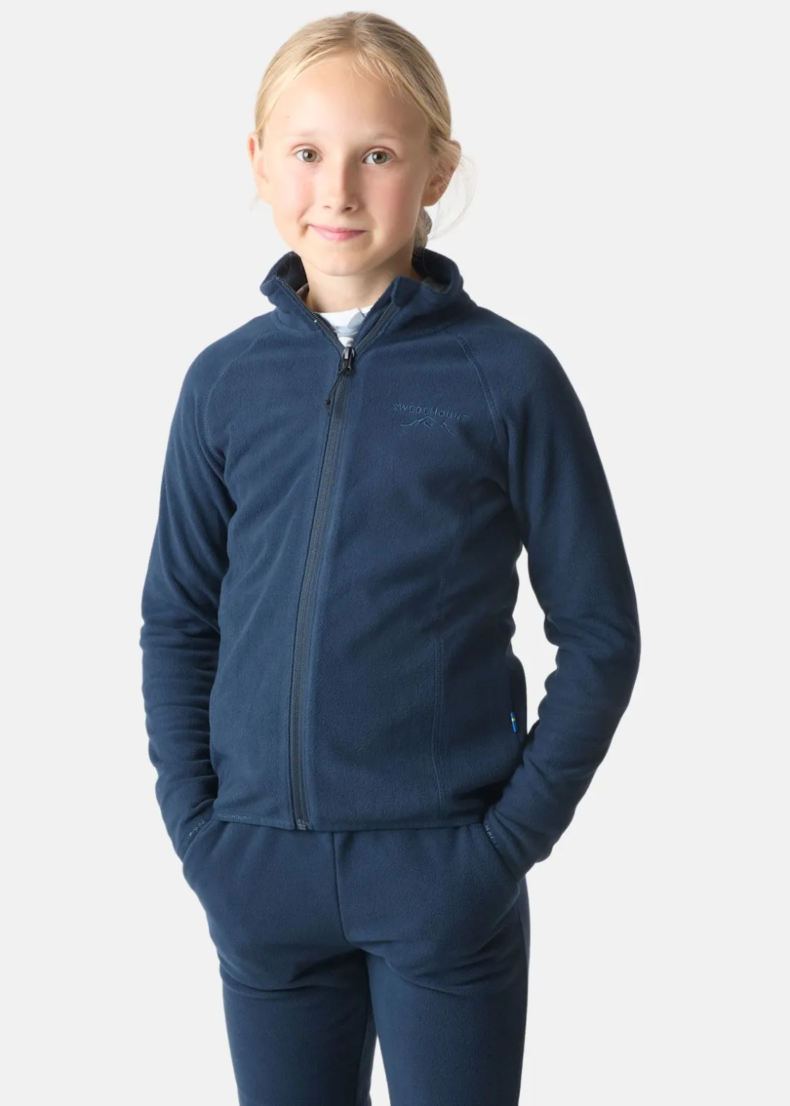Discount Swedemount Geilo Fleece Fullzip II JR Navy