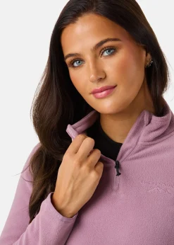 Best Swedemount Geilo Fleece Halfzip II W Pale Mauve