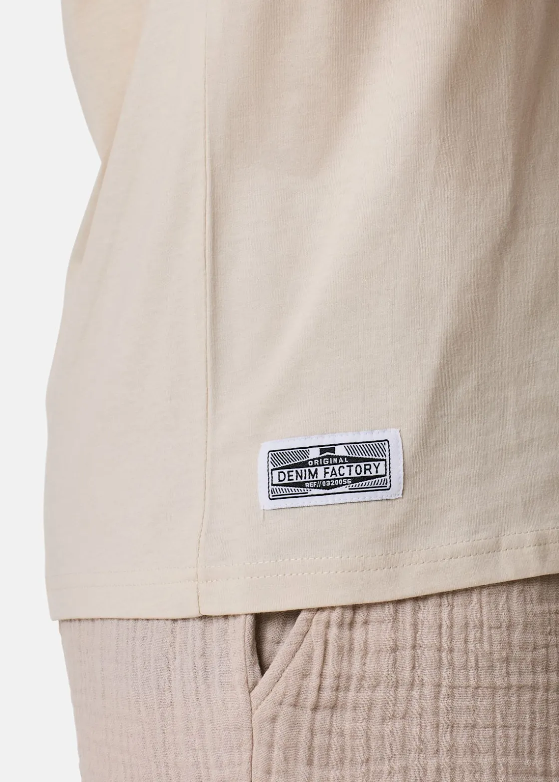 Outlet Denim Factory Gin Tee Oatmeal