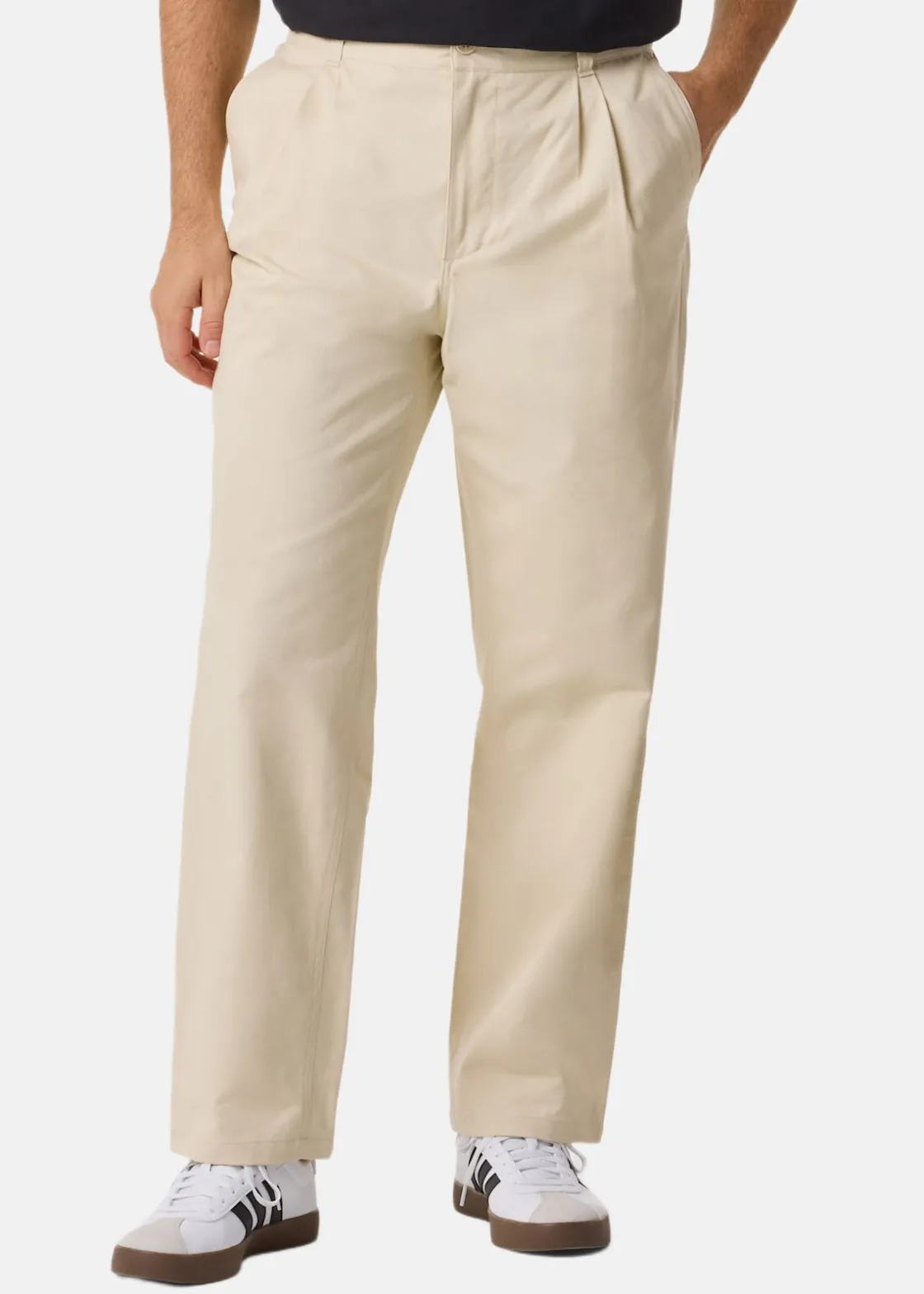 Hot Gizmo Baggy Chinos Ecru