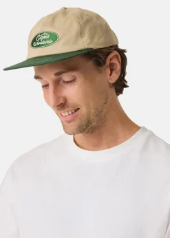 Clearance Gizmo Snap Back Cap Beige / Green