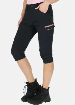 Best Swedemount Glittertind 3/4 Pants W Charcoal/Dusty Rose