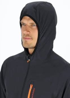 New Swedemount Glittertind Jacket Charcoal/Orange