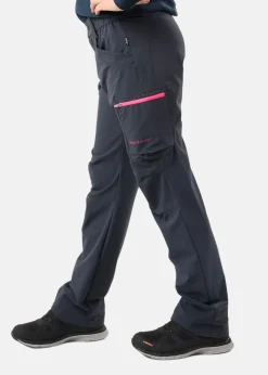 Best Swedemount Glittertind Pants JR Charcoal/Fuchsia