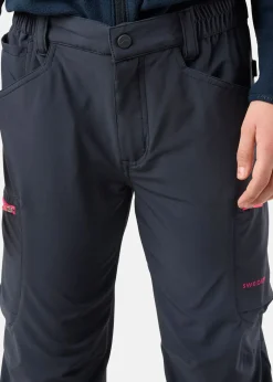 Best Swedemount Glittertind Pants JR Charcoal/Fuchsia