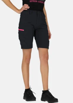 New Swedemount Glittertind Shorts W Charcoal/Fuchsia