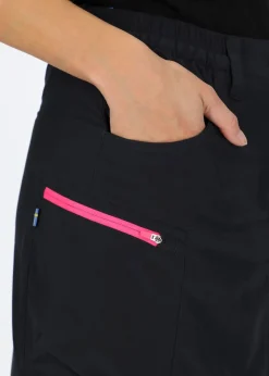 Outlet Swedemount Glittertind Skirt W Charcoal/Fuchsia