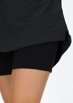 Outlet Swedemount Glittertind Skirt W Charcoal/Fuchsia