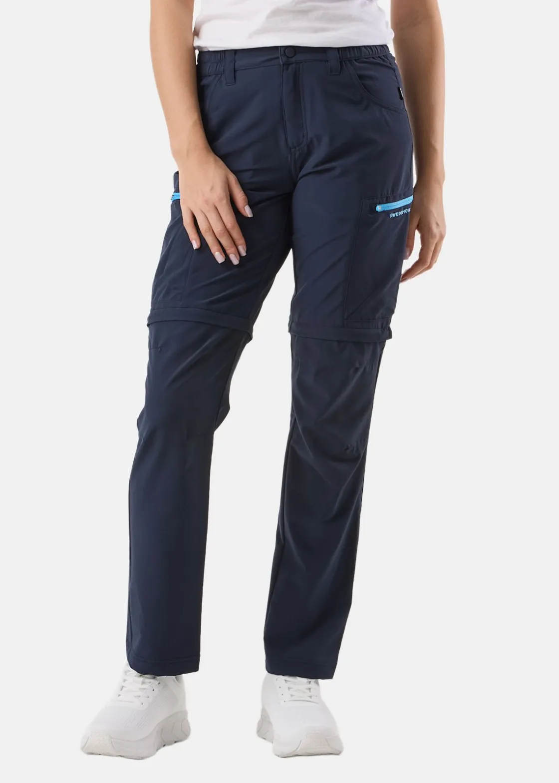 Hot Swedemount Glittertind Zip-Off Pants W Dk. Navy/Lt Blue