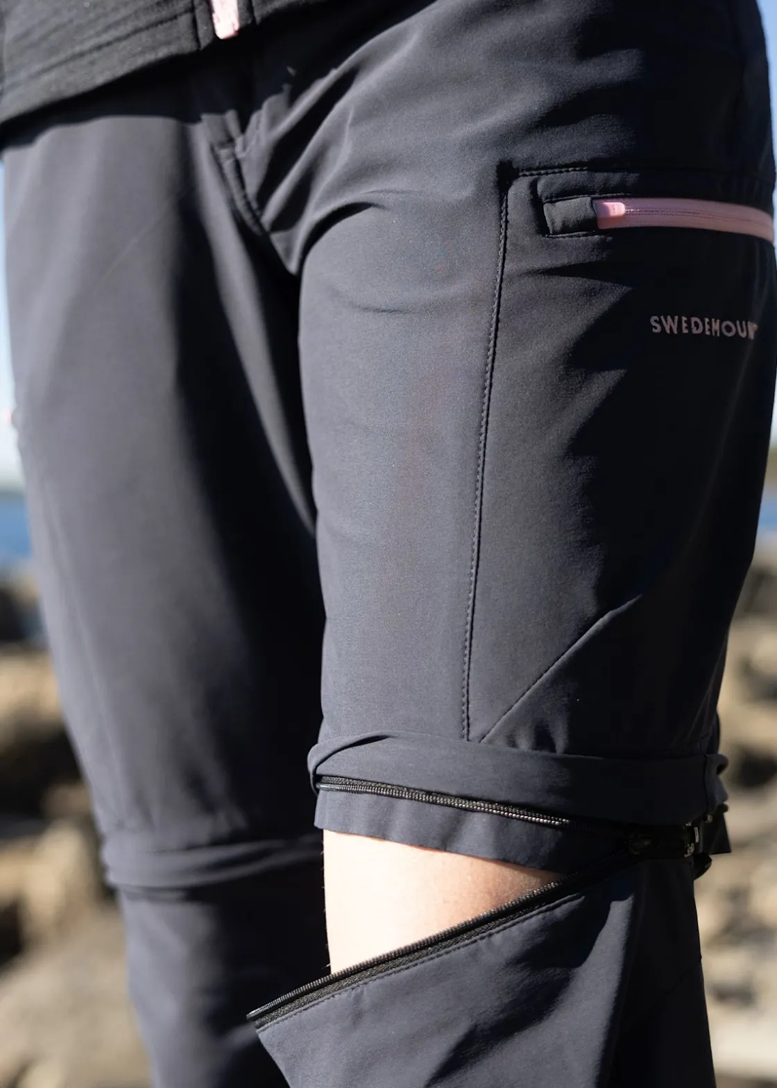 Hot Swedemount Glittertind Zip-Off Pants W Dk. Navy/Lt Blue