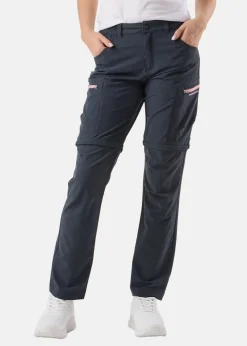 Best Swedemount Glittertind Zip-Off Pants W Charcoal/Dusty Rose