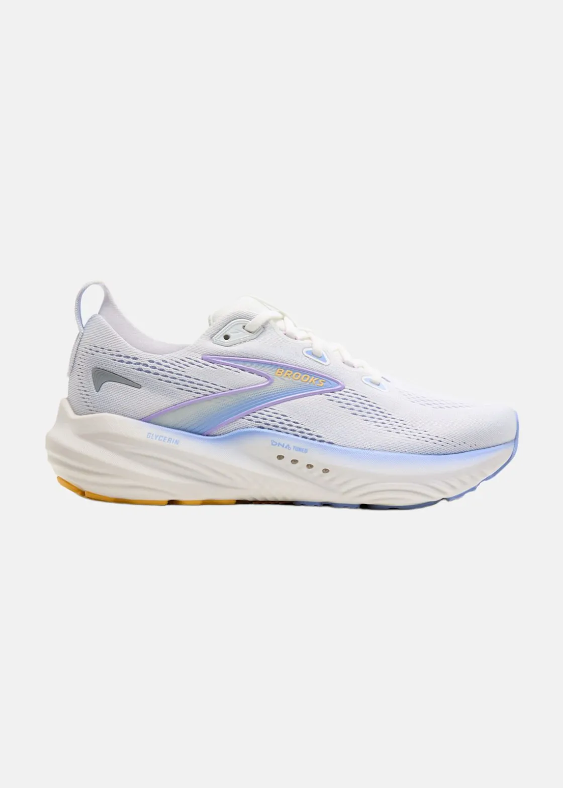 Brooks Glycerin 22 White/Blue Heron/Apricot