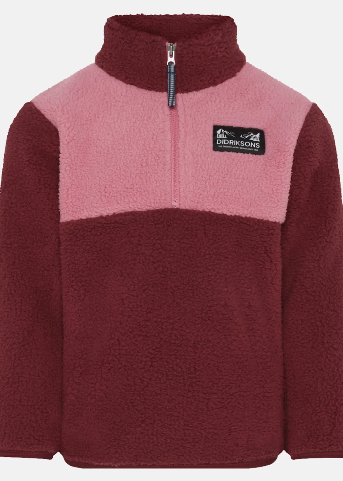 Online Didriksons GOSIG KIDS HALFZIP Anemon Red
