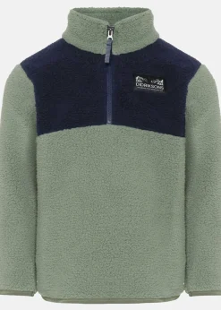 Best Didriksons GOSIG KIDS HALFZIP Light Moss