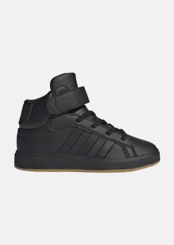 Hot Adidas GRAND COURT MID K CBLACK/CBLACK/GRESIX