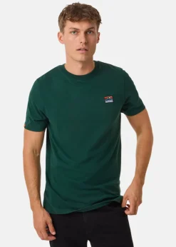 Clearance Superdry GREAT OUTDOORS EMB RELAXED TEE Enamel Green