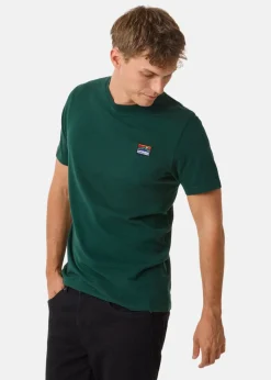 Clearance Superdry GREAT OUTDOORS EMB RELAXED TEE Enamel Green
