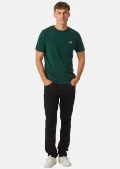 Clearance Superdry GREAT OUTDOORS EMB RELAXED TEE Enamel Green