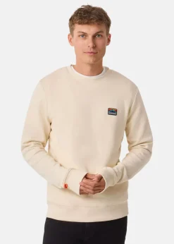 Best Superdry GREAT OUTDOORS EMB RLXD SWEAT Oatmeal Beige
