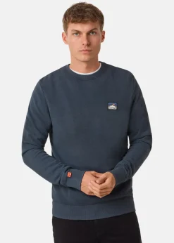 Discount Superdry GREAT OUTDOORS EMB RLXD SWEAT Eclipse Navy