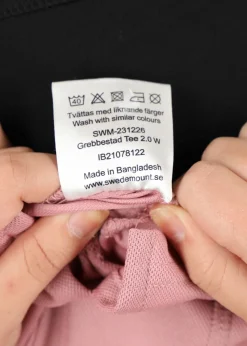 Discount Swedemount Grebbestad Tee 2.0 W Dusty Pink