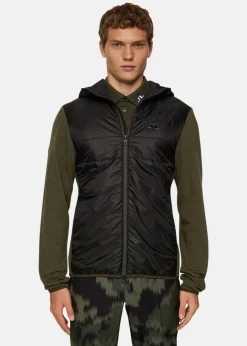 Hot J.lindeberg Gregory Hybrid Hood Forest Green