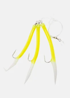 Clearance Wiggler Gummi Makk Rigg #10/0 Gul/Lys