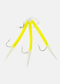 Outlet Wiggler Gummi Makk Rigg #12/0 Gul/Lys