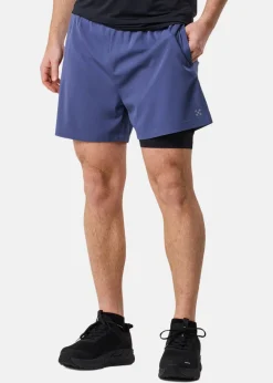 Hot X-trail Gym 2-in 1 Shorts Dusty Blue