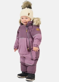 Outlet Swedemount Hafjell Baby Overall Dk. Mauve/Pale Mauve
