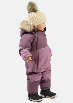 Outlet Swedemount Hafjell Baby Overall Dk. Mauve/Pale Mauve
