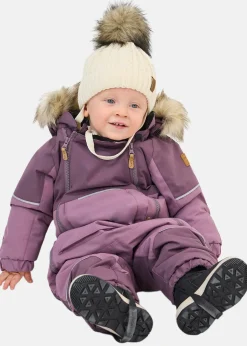Outlet Swedemount Hafjell Baby Overall Dk. Mauve/Pale Mauve