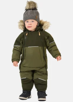Clearance Swedemount Hafjell Baby Overall Dk Olive/Olive