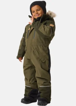 Clearance Swedemount Hafjell Winter Overall JR Dk Olive/Olive