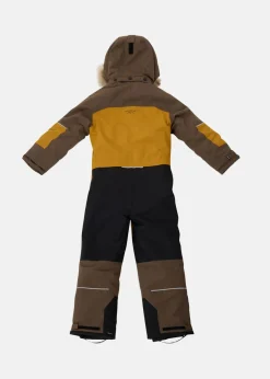 Sale Swedemount Hafjell Winter Overall JR Golden Yellow/Walnut Brown