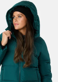 New Seaside Hampton Puffy Parka W Emerald Green