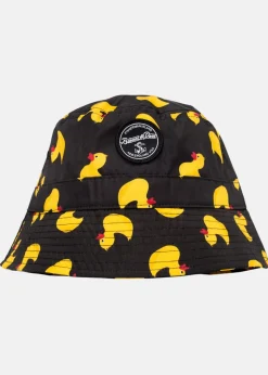 Sale Blount & Pool Hawaii Bucket Hat Black Yellow Duck