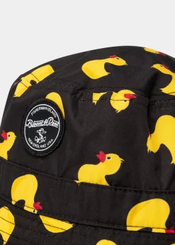 Sale Blount & Pool Hawaii Bucket Hat Black Yellow Duck